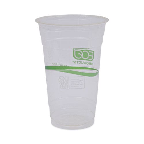 Eco-Products Greenstripe Renewable And Compostable Cold Cups 20 Oz Clear 50/pack 20 Packs/carton - Food Service - Eco-Products®