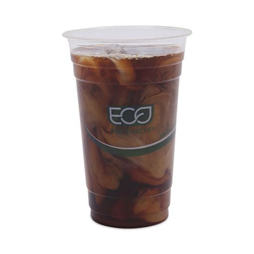 Eco-Products Greenstripe Renewable And Compostable Cold Cups 20 Oz Clear 50/pack 20 Packs/carton - Food Service - Eco-Products®