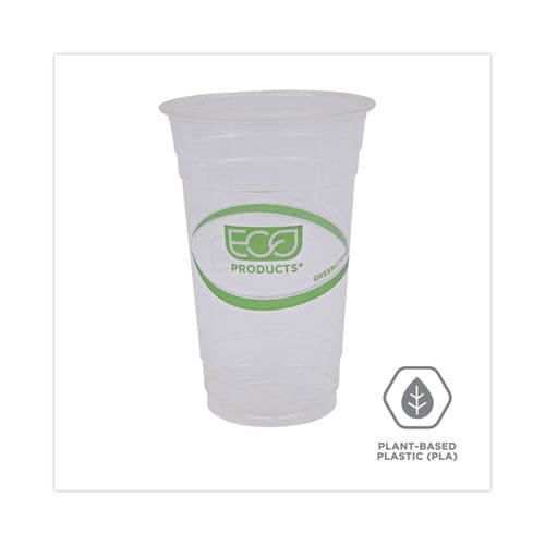 Eco-Products Greenstripe Renewable And Compostable Cold Cups 20 Oz Clear 50/pack 20 Packs/carton - Food Service - Eco-Products®