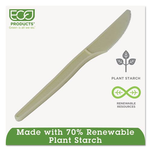 Eco-Products Plant Starch Knife - 7 50/pack 20 Pack/carton - Food Service - Eco-Products®