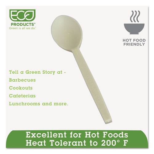 Eco-Products Plant Starch Spoon - 7 50/pack 20 Pack/carton - Food Service - Eco-Products®