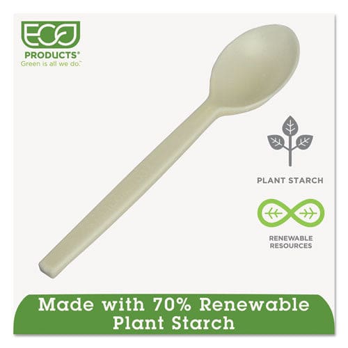 Eco-Products Plant Starch Spoon - 7 50/pack 20 Pack/carton - Food Service - Eco-Products®