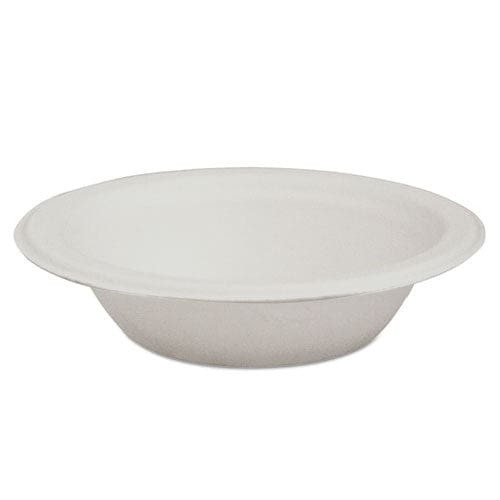 Eco-Products Renewable And Compostable Sugarcane Plates 6 Dia Natural White 1,000/carton - Food Service - Eco-Products®