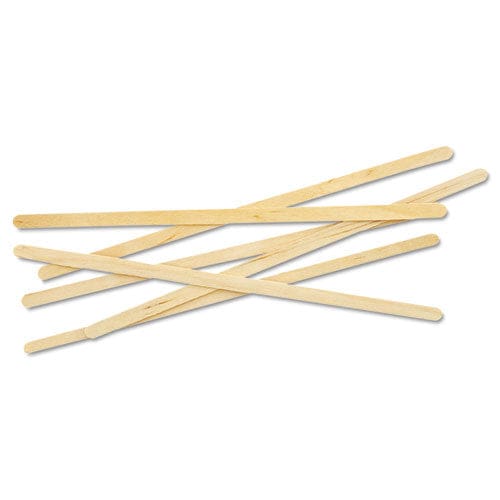 Eco-Products Renewable Wooden Stir Sticks 7 1,000/pack 10 Packs/carton - Food Service - Eco-Products®