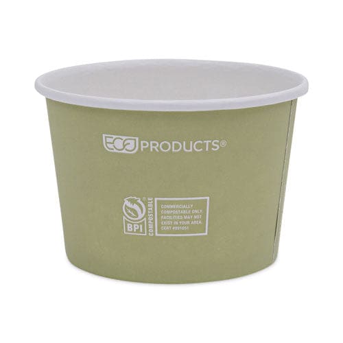 Eco-Products World Art Renewable And Compostable Food Container 16 Oz 4.05 Diameter X 3 H Seafoam Paper 25/pack 20 Packs/carton - Food