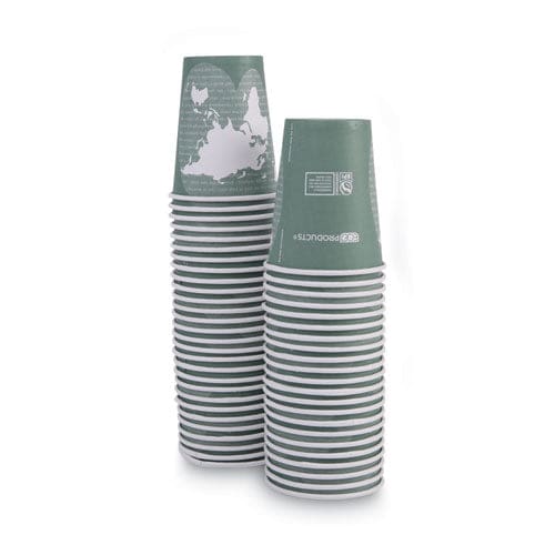 Eco-Products World Art Renewable And Compostable Hot Cups 12 Oz 50/pack 20 Packs/carton - Food Service - Eco-Products®