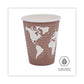 Eco-Products World Art Renewable And Compostable Hot Cups 8 Oz Plum 50/pack - Food Service - Eco-Products®