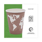 Eco-Products World Art Renewable And Compostable Hot Cups 8 Oz Plum 50/pack - Food Service - Eco-Products®