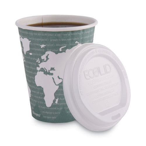 Eco-Products World Art Renewable And Compostable Insulated Hot Cups Pla 12 Oz 40/packs 15 Packs/carton - Food Service - Eco-Products®