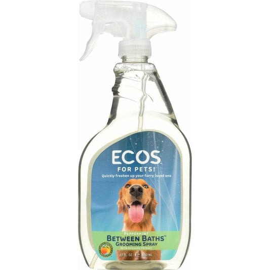 Earth Friendly Ecos For Pets Peppermint Grooming Spray For Pet, 22 Oz