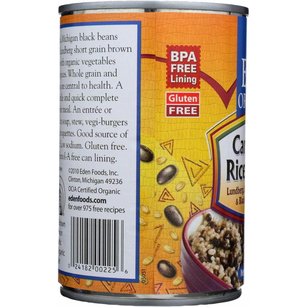EDEN FOODS Grocery > Meal Ingredients > Canned Food EDEN FOODS: Organic Caribbean Rice and Beans, 15 oz