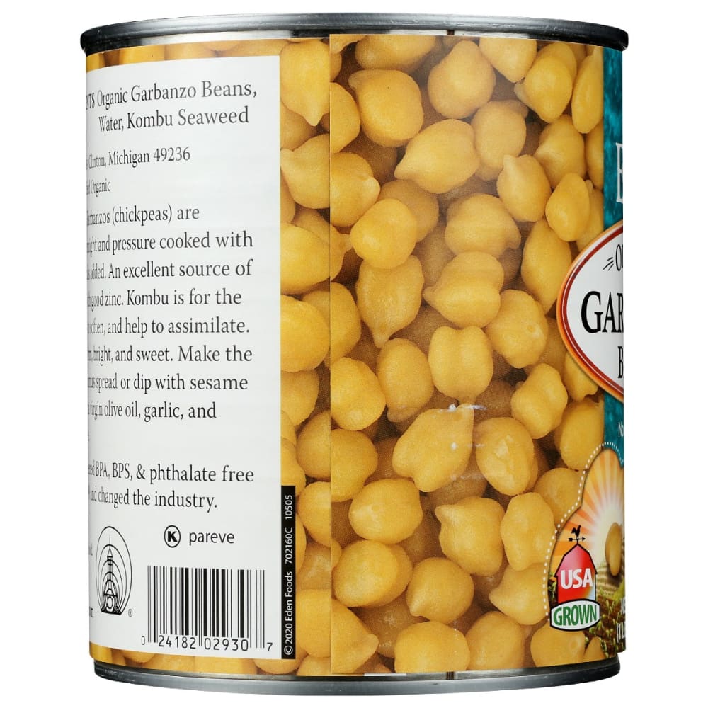 EDEN FOODS: Organic Garbanzo Beans 29 oz - Grocery > Meal Ingredients > Beans - EDEN FOODS