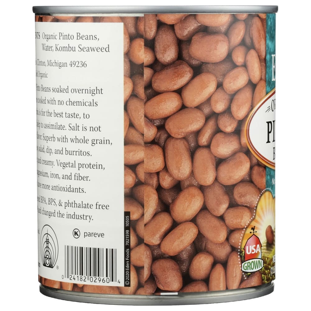 EDEN FOODS: Organic Pinto Beans 29 oz - Grocery > Meal Ingredients > Beans - EDEN FOODS