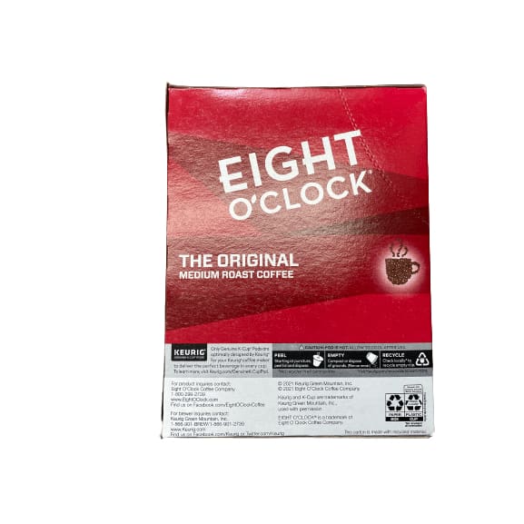 Eight O'Clock Eight O'Clock The Original Medium Roast K-Cup Coffee Pods, 24 Ct