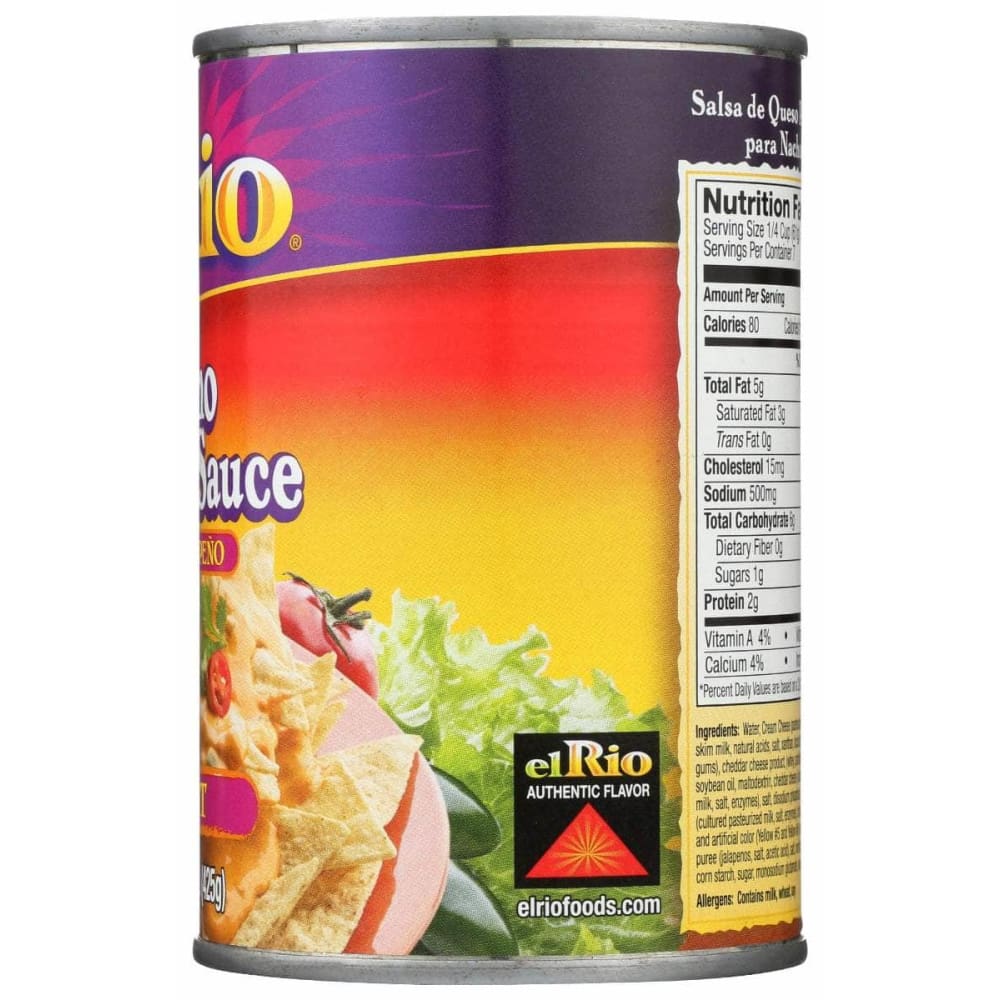 EL RIO Grocery > Meal Ingredients > Sauces EL RIO: Nacho Cheese Sauce Hot, 15 oz