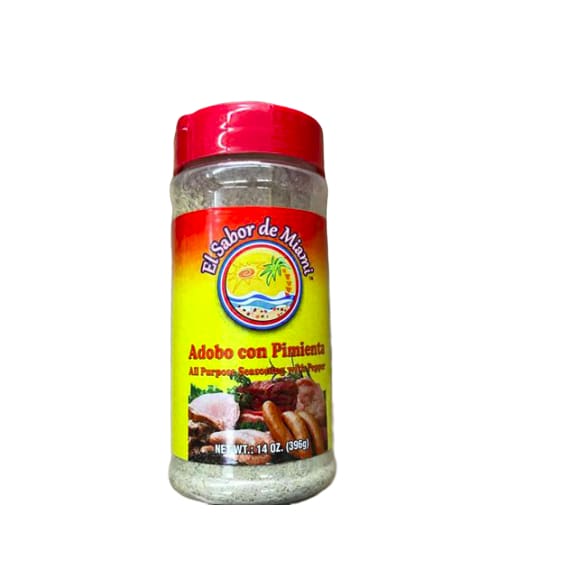 El Sabor Adobo con Pimienta, All Purpose Seasoning with Pepper, 14 oz - ShelHealth.Com