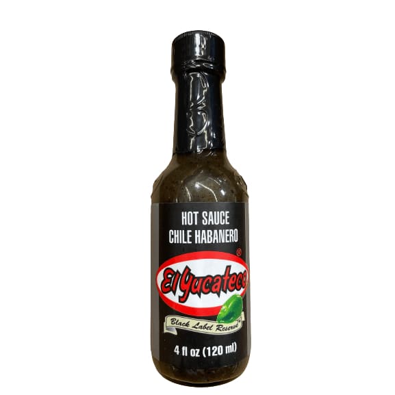 El Yucateco El Yucateco Black Label Reserve Chile Habanero Hot Sauce, 4 oz