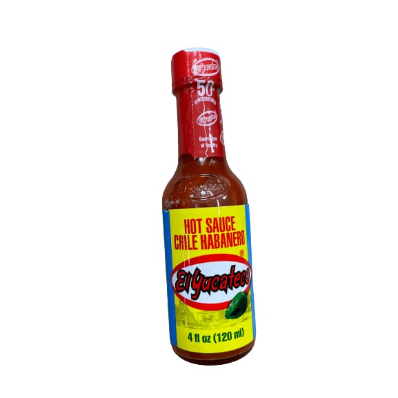 El Yucateco El Yucateco Salsa Picante De Chile Habanero Hot Sauce, 4 fl oz