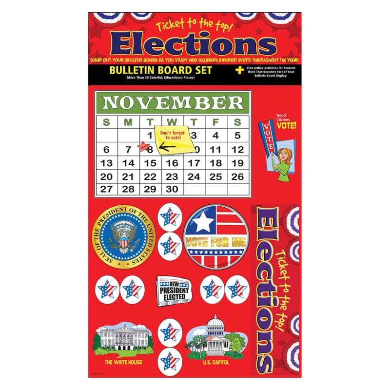 Elections Bulletin Board Set (Pack of 3) - Social Studies - Gallopade