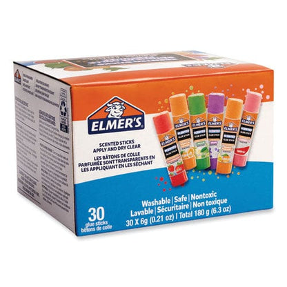 Elmer’s Clear School Glue Stick Scented Assorted 0.21 Oz Dries Clear 30/pack - School Supplies - Elmer’s®