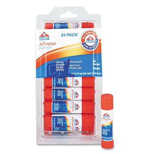 Elmer’s Disappearing Glue Stick 0.21 Oz Applies White Dries Clear 24/pack - School Supplies - Elmer’s®