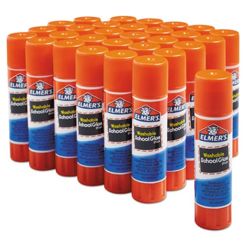 Elmer’s Washable School Glue Sticks 0.24 Oz Applies And Dries Clear 30/box - School Supplies - Elmer’s®