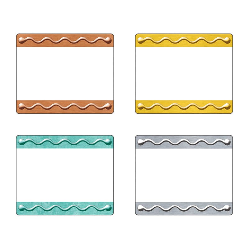 Embossed Terrific Labels Variety Pk I Love Metal (Pack of 10) - Name Tags - Trend Enterprises Inc.