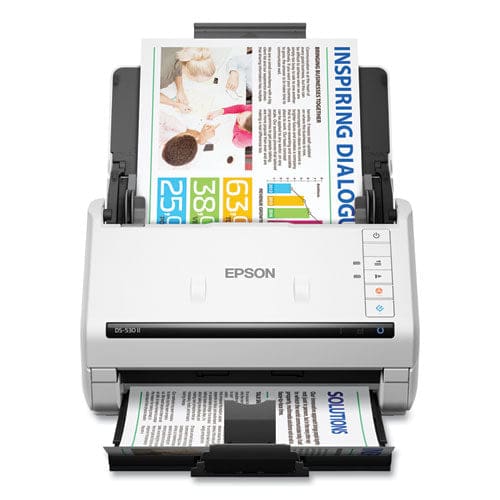 Epson Ds-530 Ii Color Duplex Document Scanner 600 Dpi Optical Resolution 50-sheet Duplex Auto Document Feeder - Technology - Epson®