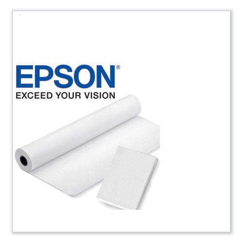 Epson Exhibition Fiber Paper Roll 12 Mil 17 X 50 Ft Glossy White - School Supplies - Epson®