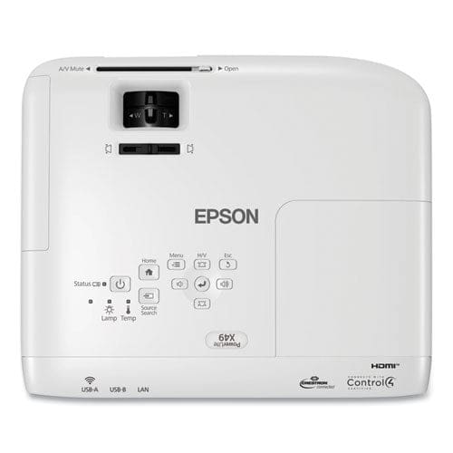 Epson Powerlite X49 3lcd Xga Classroom Projector 3,600 Lm 1024 X 768 Pixels 1.2x Zoom - Technology - Epson®