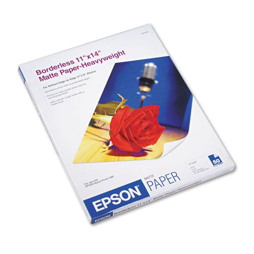 Epson Premium Matte Presentation Paper 9 Mil 11 X 14 Matte Bright White 50/pack - School Supplies - Epson®