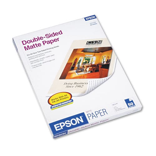 Epson Premium Matte Presentation Paper 9 Mil 8.5 X 11 Matte Bright White 50/pack - School Supplies - Epson®