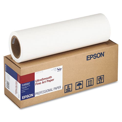 Epson Ultrasmooth Fine Art Paper Rolls 15 Mil 17 X 50 Ft Matte White - School Supplies - Epson®