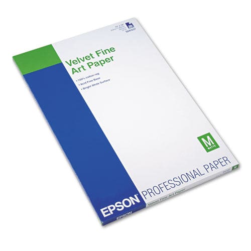 Epson Velvet Fine Art Paper 13 X 19 White 20/pack - School Supplies - Epson®