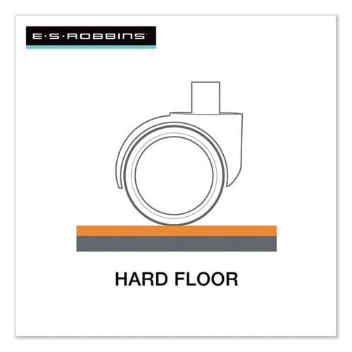 ES Robbins Everlife Chair Mat For Hard Floors Heavy Use Rectangular 46 X 60 Clear - Furniture - ES Robbins®