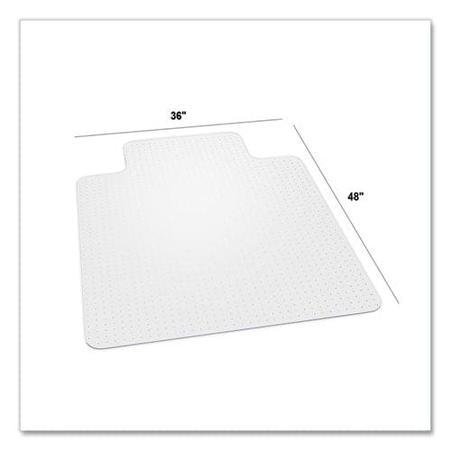 ES Robbins Everlife Chair Mats For Medium Pile Carpet With Lip 36 X 48 Clear - Furniture - ES Robbins®