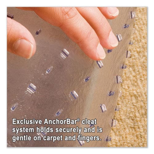 ES Robbins Everlife Chair Mats For Medium Pile Carpet With Lip 36 X 48 Clear - Furniture - ES Robbins®