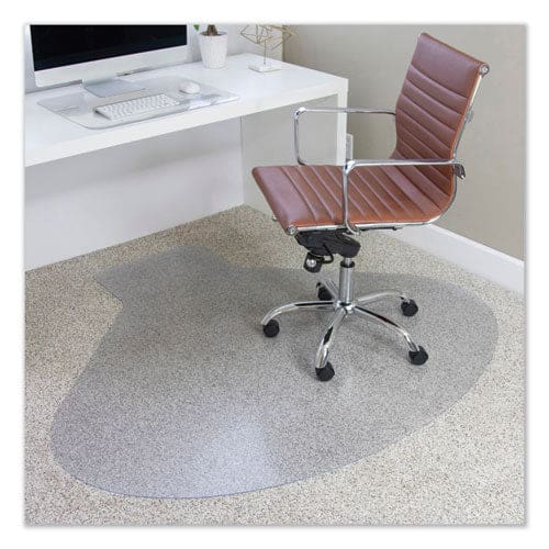 ES Robbins Everlife Chair Mats For Medium Pile Carpet With Lip 45 X 53 Clear - Furniture - ES Robbins®