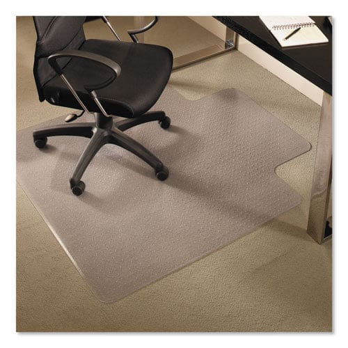 ES Robbins Everlife Chair Mats For Medium Pile Carpet With Lip 45 X 53 Clear - Furniture - ES Robbins®