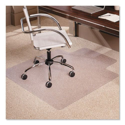 ES Robbins Everlife Moderate Use Chair Mat For Low Pile Carpet Rectangular With Lip 36 X 48 Clear - Furniture - ES Robbins®