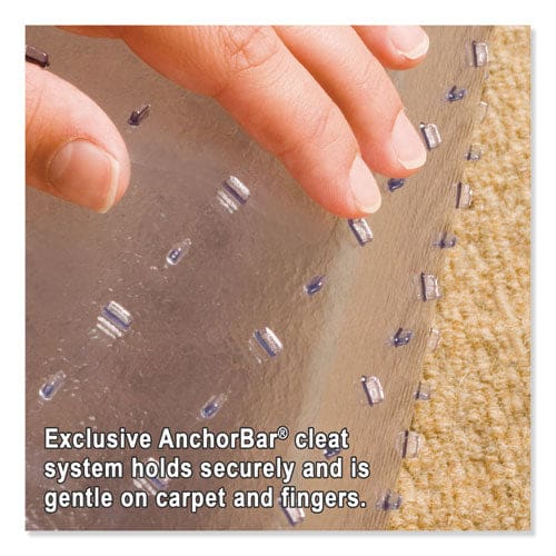 ES Robbins Natural Origins Chair Mat With Lip For Carpet 36 X 48 Clear - Furniture - ES Robbins®