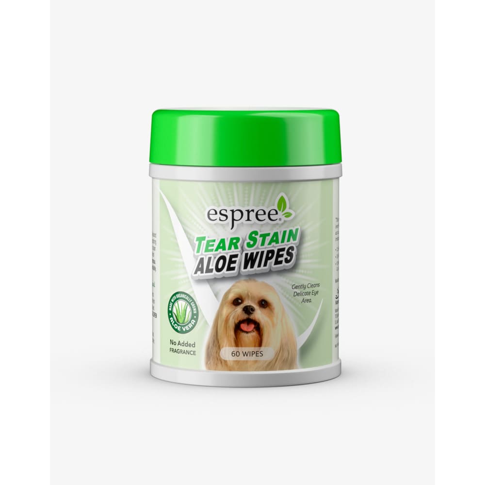 Espree Tear Stain Aloe Wipes - Pet Supplies - Espree