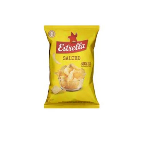 ESTRELLA Wavy Potato Chips with Salt 4.59 oz. (130 g.) - Estrella