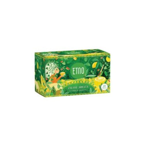 Etno Green Tea with Lemon and Ginkgo Biloba 20 pcs. - Etno