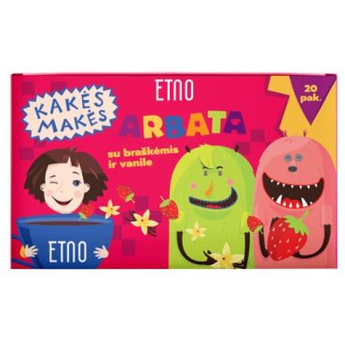 Etno Kakes Makes Tea Bag with Raspberry and Vanilla 20 pcs. - Etno