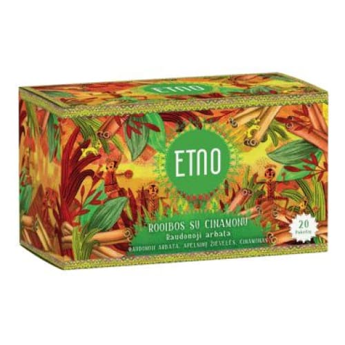 Etno Rooibos Tea with Cinnamon Tea Bags 20 pcs. - Etno