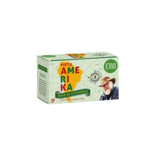 Etno Travel Tea South America with Yerba Mate and Lemongrass 20 pcs. - Etno