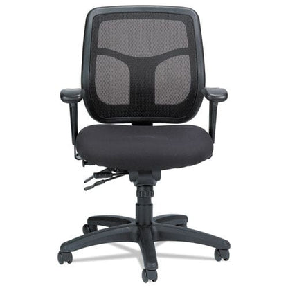 Eurotech Apollo Multi-function Mesh Task Chair Supports Up To 250 Lb 18.9 To 22.4 Seat Height Silver Seat/back Black Base - Furniture -