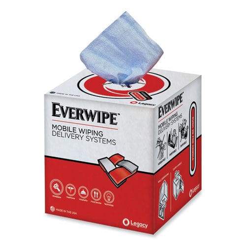 Everwipe Heavyweight Blue Wiper 9 X 12 200/roll 4 Rolls/carton - Janitorial & Sanitation - Everwipe™