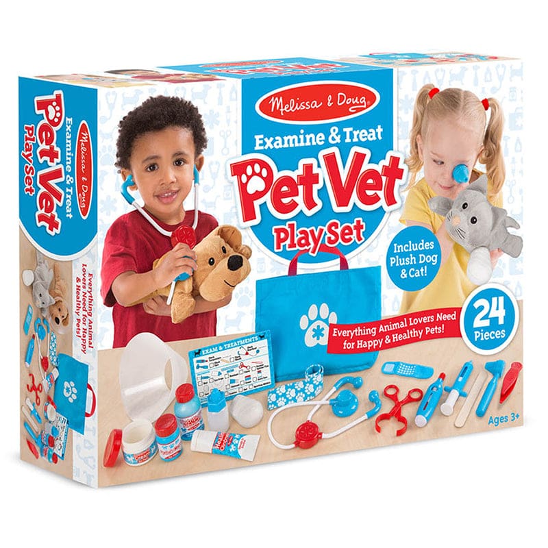 Examine And Treat Pet Vet Play St - Role Play - Melissa & Doug